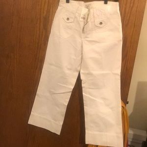 White Banana Republic Capri pants